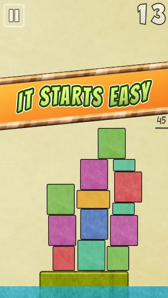 Скачать Drop Stack Block Stacking Game (Мод: Без рекламы и бесконечные блоки) на Андроид — скриншот 4 Скачать Drop Stack Block Stacking Game (Мод: Без рекламы и бесконечные блоки) на Андроид — скриншот 4