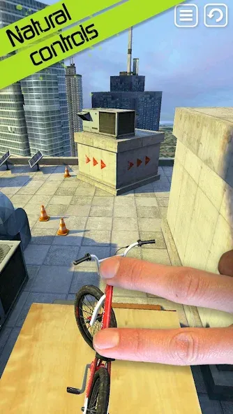 Взломанная Touchgrind BMX на Андроид — Открыты все велосипеды и трассы — скриншот 1 Взломанная Touchgrind BMX на Андроид — Открыты все велосипеды и трассы — скриншот 1