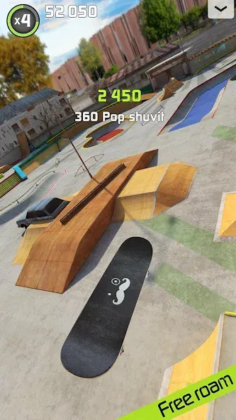 Взлом Touchgrind Skate 2 — Безлимитные деньги и все доски открыты — скриншот 2