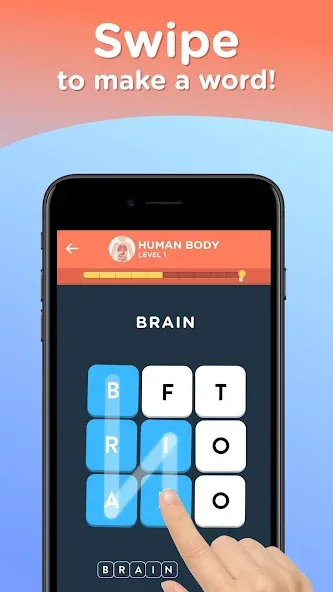 WordBrain 2 - word puzzle game MOD — Безлимитные подсказки и открыты уровни на Андроид — скриншот 3 WordBrain 2 - word puzzle game MOD — Безлимитные подсказки и открыты уровни на Андроид — скриншот 3
