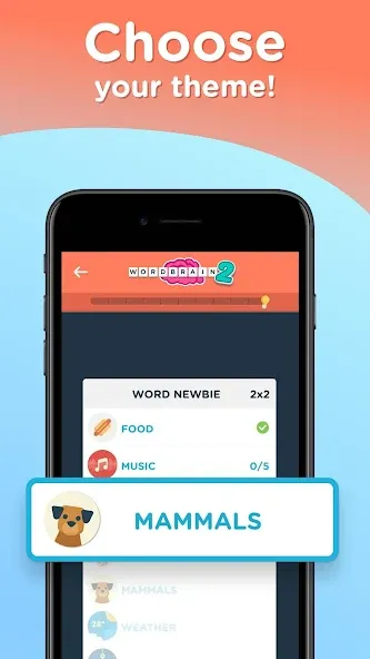 WordBrain 2 - word puzzle game MOD — Безлимитные подсказки и открыты уровни на Андроид — скриншот 5 WordBrain 2 - word puzzle game MOD — Безлимитные подсказки и открыты уровни на Андроид — скриншот 5