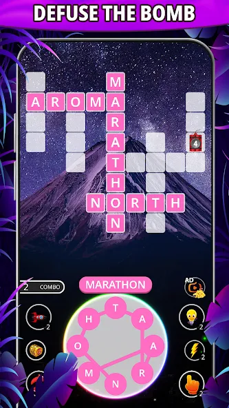 Word connect: word search game — Взломанная версия (Безлимитные подсказки и монеты) — скриншот 4