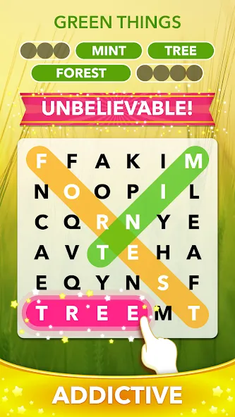 Скачать Word Heaps Search - Word Games на телефон — Без рекламы и подсказки доступны — скриншот 2