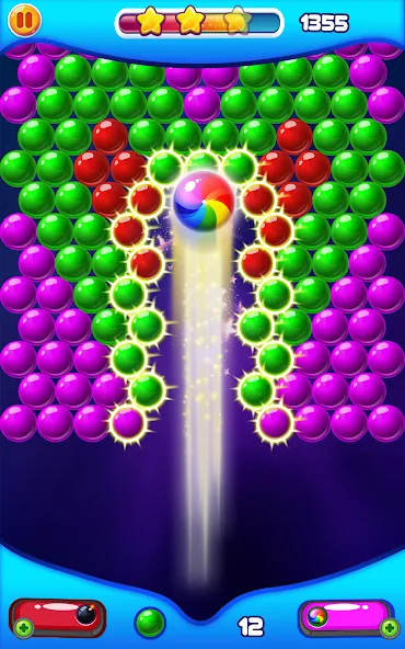 Скачать Bubble Shooter 2 на Android — Безлимитные монеты и жизни — скриншот 2
