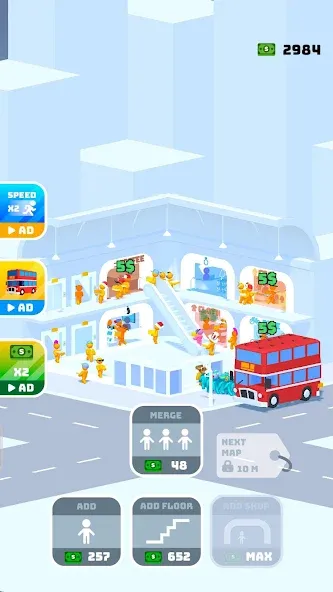 Shopping Mania Mod APK Безлимитные деньги и всё открыто — Скачать на Андроид — скриншот 4