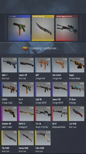 Скачать Case Simulator Ultimate CS 2 на Андроид — Безлимитные деньги и редкие скины — скриншот 1