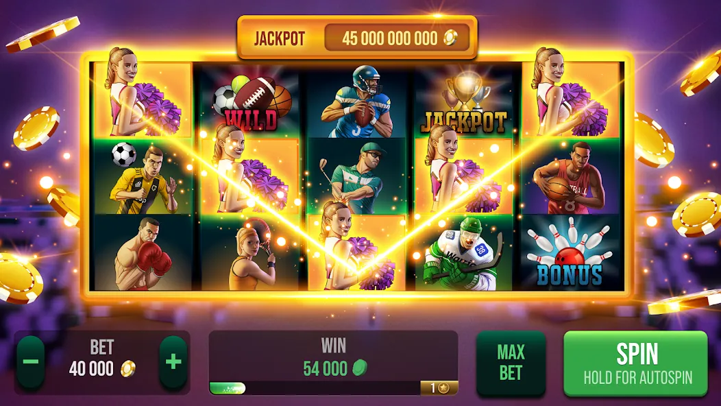 Скачать Casino All Star: Poker & Slots — Последняя версия (Безлимитные фишки и бесплатные вращения) — скриншот 3