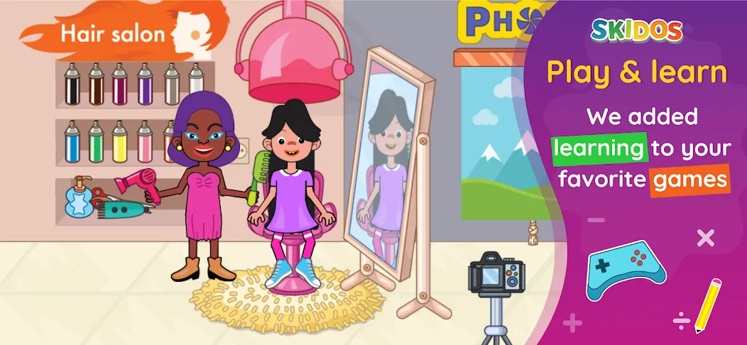 Скачать SKIDOS Preschool Learning Game (Мод: Все задания разблокированы и без рекламы) на Андроид — скриншот 3 Скачать SKIDOS Preschool Learning Game (Мод: Все задания разблокированы и без рекламы) на Андроид — скриншот 3