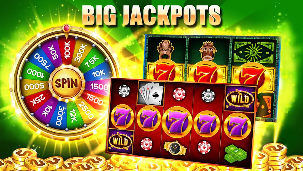 Golden Slots: Casino games — Взломанная версия (Безлимитные монеты и джекпоты) — скриншот 3