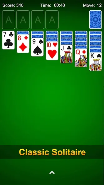Solitaire - Classic Card Game MOD — Безлимитные подсказки и отмены ходов на Андроид — скриншот 2