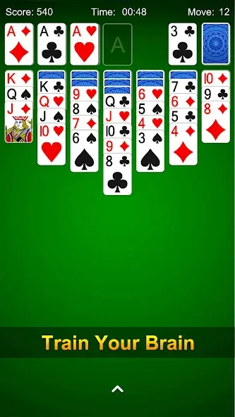 Solitaire - Classic Card Game MOD — Безлимитные подсказки и отмены ходов на Андроид — скриншот 3