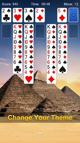 Solitaire - Classic Card Game MOD — Безлимитные подсказки и отмены ходов на Андроид — скриншот 4