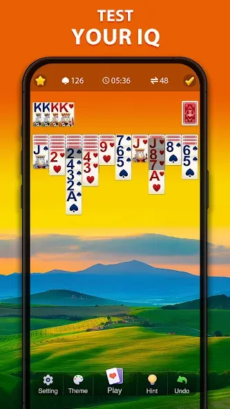 Spider Solitaire Classic на Андроид — Мод Без рекламы и подсказки доступны — скриншот 4