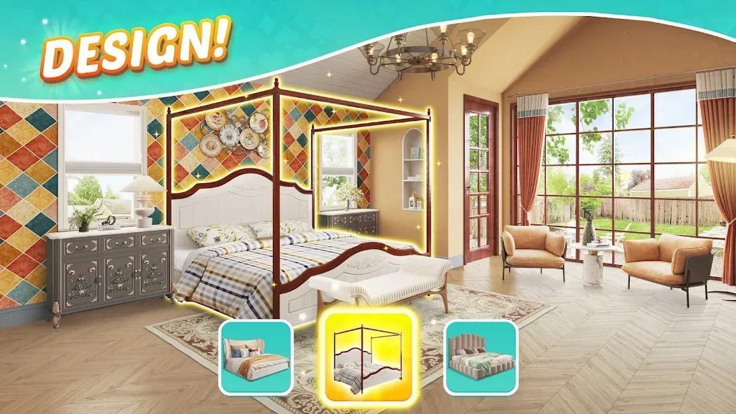 Solitaire Dream Decor на Андроид — Мод Безлимитные монеты и все декорации — скриншот 4