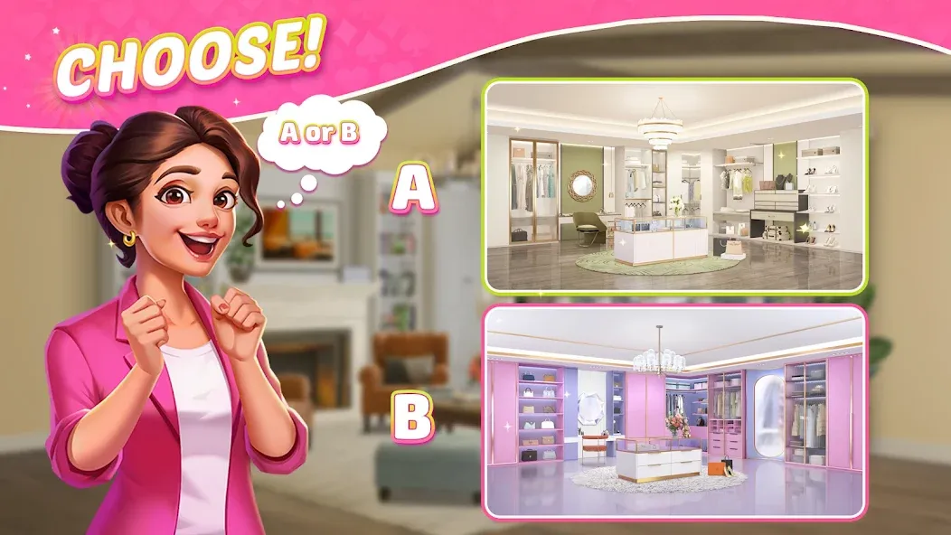 Solitaire Dream Decor на Андроид — Мод Безлимитные монеты и все декорации — скриншот 5