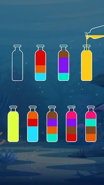 Скачать SortPuz™: Water Sort Puzzle на телефон — Без рекламы и все уровни открыты — скриншот 3 Скачать SortPuz™: Water Sort Puzzle на телефон — Без рекламы и все уровни открыты — скриншот 3