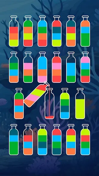 Скачать SortPuz™: Water Sort Puzzle на телефон — Без рекламы и все уровни открыты — скриншот 4 Скачать SortPuz™: Water Sort Puzzle на телефон — Без рекламы и все уровни открыты — скриншот 4
