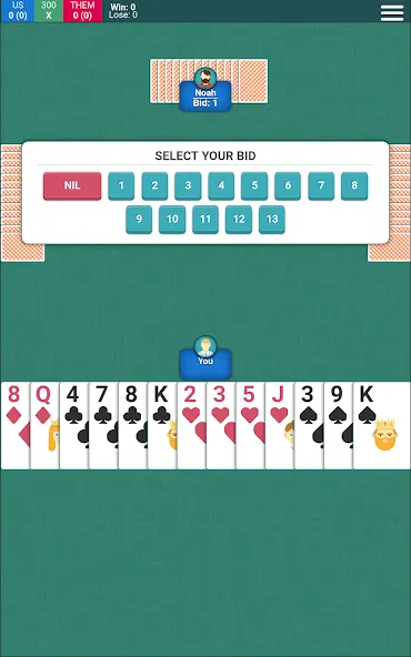 Spades Card Game — Взломанная версия (Без рекламы и много монет) — скриншот 4