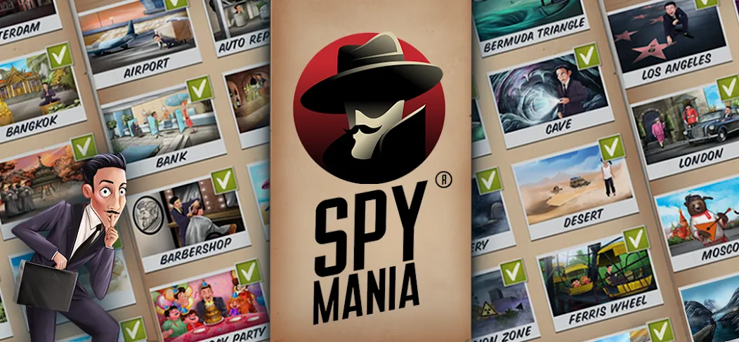 Скачать Spy game: play with friends — Последняя версия (Новые шпионские задания для друзей) — скриншот 5