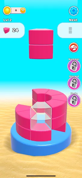 Скачать взлом Color Wall 3D: Brain Puzzle на Андроид — Без рекламы и все уровни открыты — скриншот 1