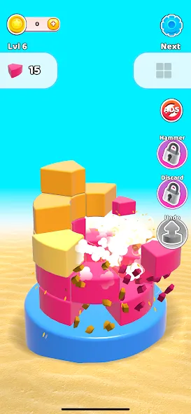 Скачать взлом Color Wall 3D: Brain Puzzle на Андроид — Без рекламы и все уровни открыты — скриншот 2