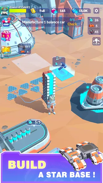Space Survivor - Star Pioneer MOD APK на Android — Безлимитные ресурсы и энергия — скриншот 2