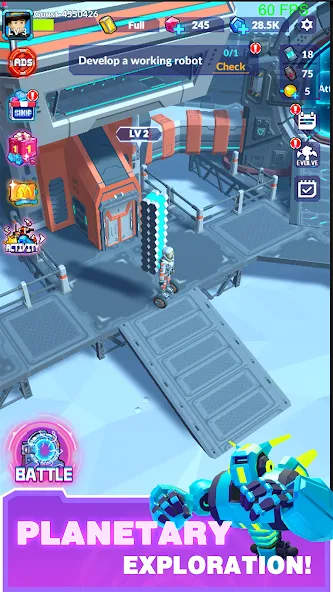 Space Survivor - Star Pioneer MOD APK на Android — Безлимитные ресурсы и энергия — скриншот 3