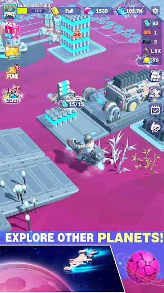 Space Survivor - Star Pioneer MOD APK на Android — Безлимитные ресурсы и энергия — скриншот 5