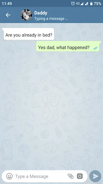 Fake Chat Messenger — TeleFake MOD APK на Android — Реалистичные фейковые переписки без ограничений — скриншот 2