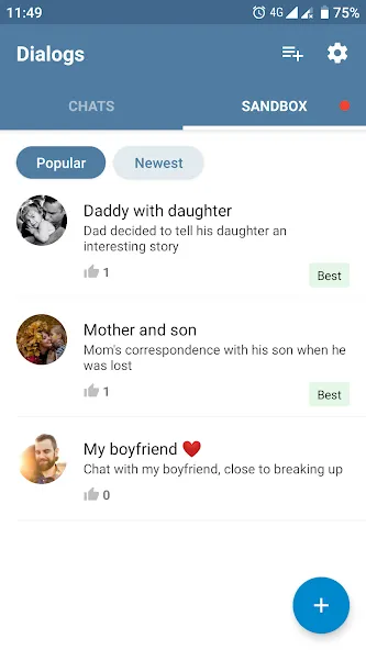 Fake Chat Messenger — TeleFake MOD APK на Android — Реалистичные фейковые переписки без ограничений — скриншот 3