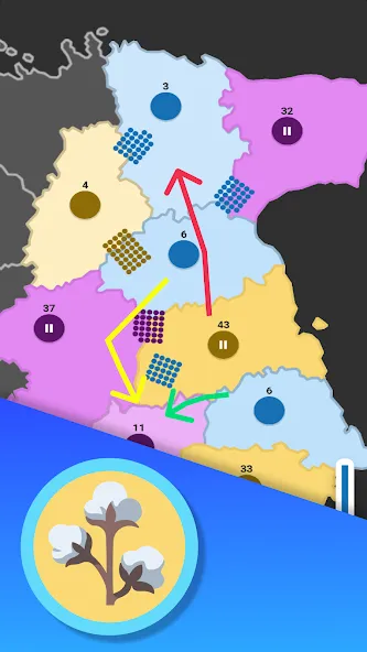 Territory games: tactics war на Андроид — Безлимитные ресурсы и мощная армия — скриншот 4