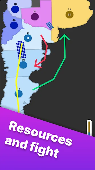 Territory games: tactics war на Андроид — Безлимитные ресурсы и мощная армия — скриншот 5