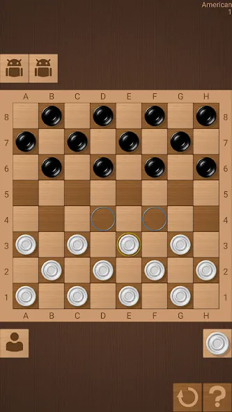 Взломанная Checkers 7 на Андроид — Без рекламы и подсказки — скриншот 1