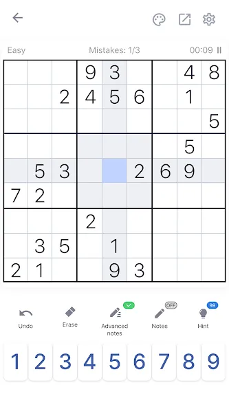 Sudoku - Classic Sudoku Puzzle — Взломанная версия (Без рекламы и без ограничений) — скриншот 4