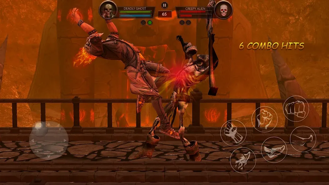 Скачать Ghost Fight 2 - Fighting Games MOD APK — Безлимитные деньги и оружие — скриншот 1