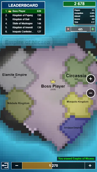 Territorial.io MOD — Безлимитная территория и быстрый захват на Андроид — скриншот 3