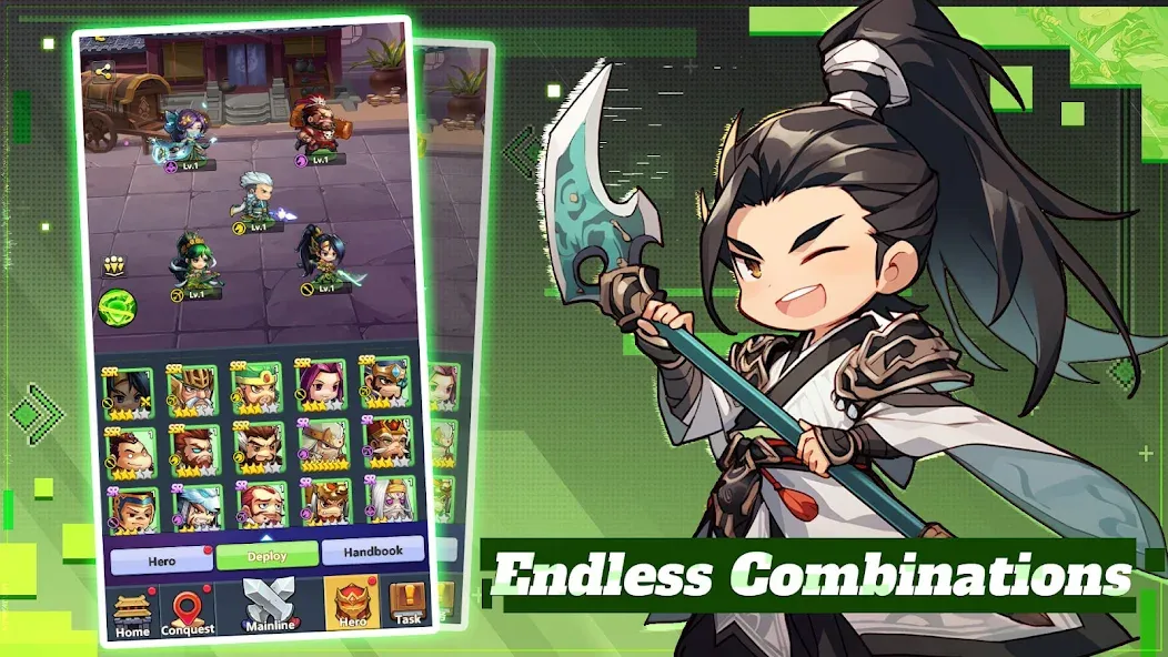 Mini Heroes: Summoners War на Андроид — Мод Безлимитные деньги и алмазы — скриншот 3
