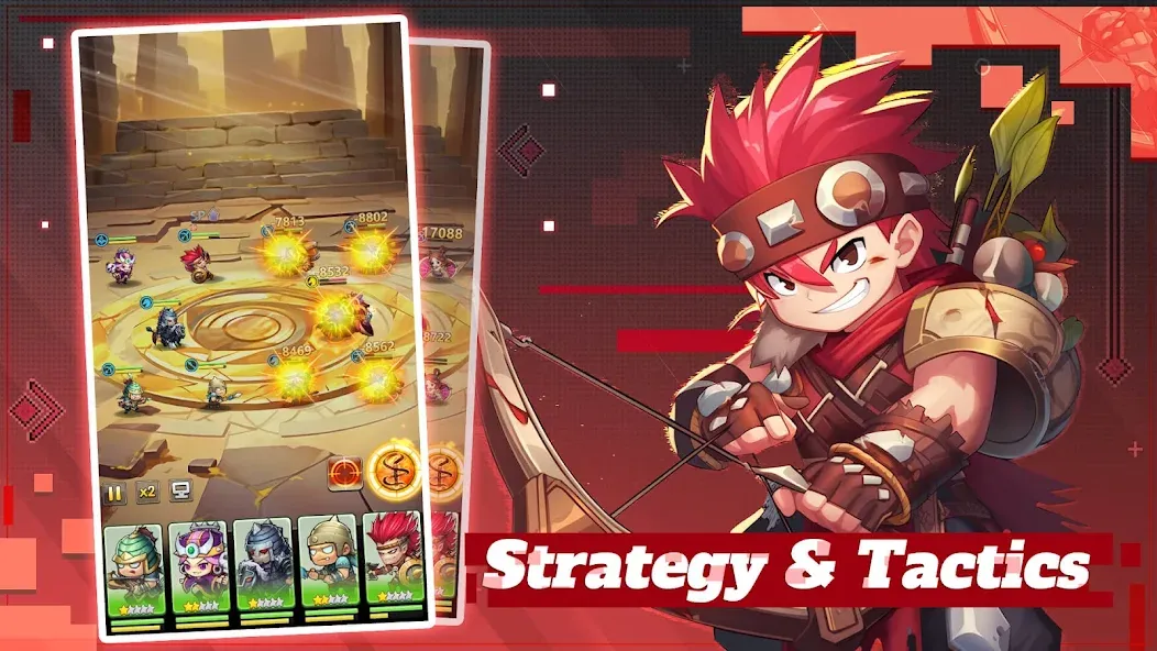 Mini Heroes: Summoners War на Андроид — Мод Безлимитные деньги и алмазы — скриншот 4