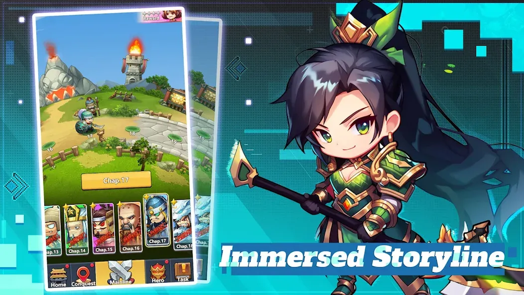 Mini Heroes: Summoners War на Андроид — Мод Безлимитные деньги и алмазы — скриншот 5
