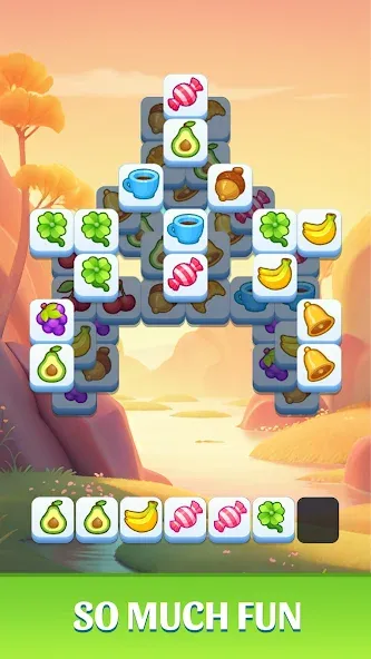 Tile Match Master - Classic (Мод Безлимитные подсказки и жизни) — скриншот 4 Tile Match Master - Classic (Мод Безлимитные подсказки и жизни) — скриншот 4