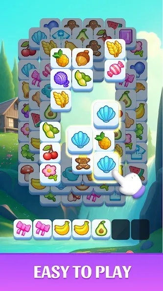 Tile Match Master - Classic (Мод Безлимитные подсказки и жизни) — скриншот 5 Tile Match Master - Classic (Мод Безлимитные подсказки и жизни) — скриншот 5