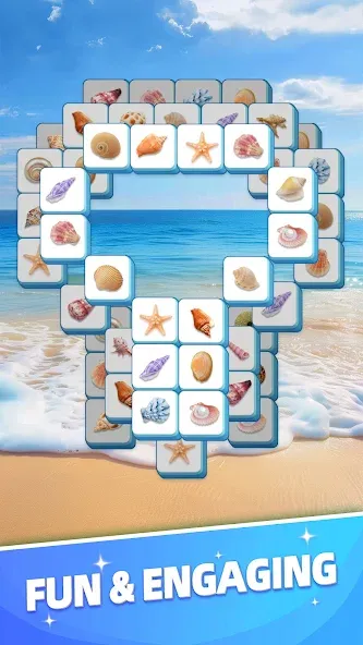 Взломанная Tile Journey - Classic Puzzle на Андроид — Подсказки без ограничений и все уровни открыты — скриншот 2