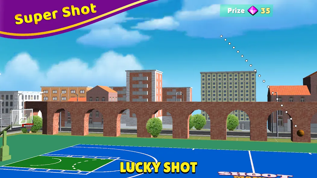 Взлом Shoot Challenge Basketball — Безлимитные деньги и мячи — скриншот 3