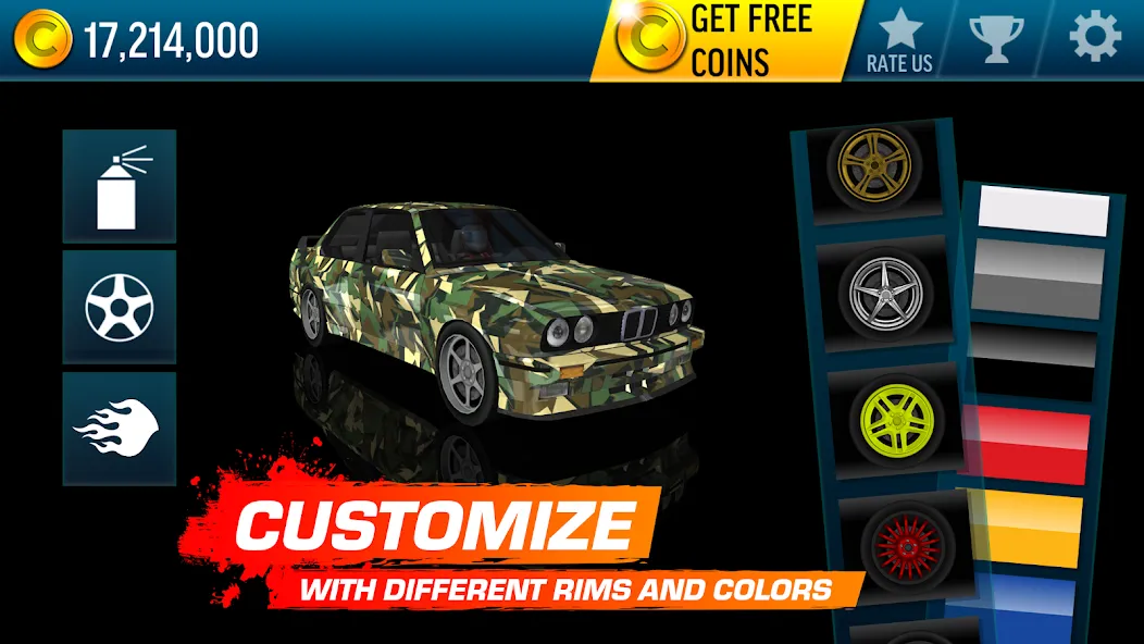 Скачать Drift Max - Car Racing с модом — Безлимитные деньги и открыты все машины — скриншот 4