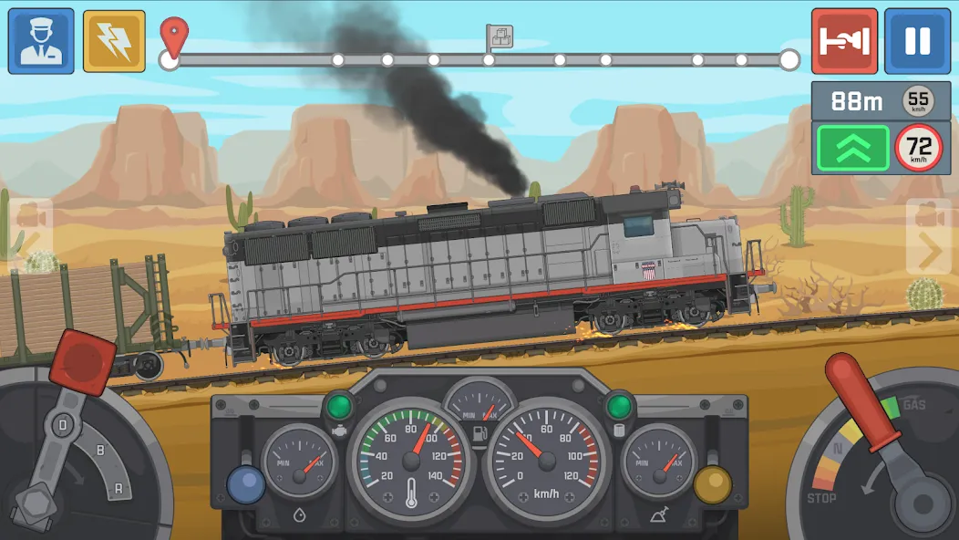Train Simulator: Railroad Game MOD APK — Безлимитные деньги и все поезда открыты — скриншот 1