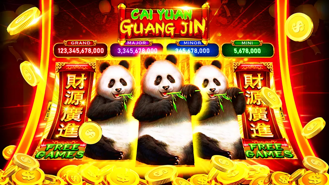 Grand Jackpot Slots - Casino — Мод: Безлимитные монеты и бонусы — скриншот 5