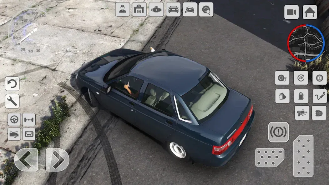 Скачать взлом Drift 2110: Russian Tuning VAZ на Андроид — Безлимитные деньги и тюнинг — скриншот 3