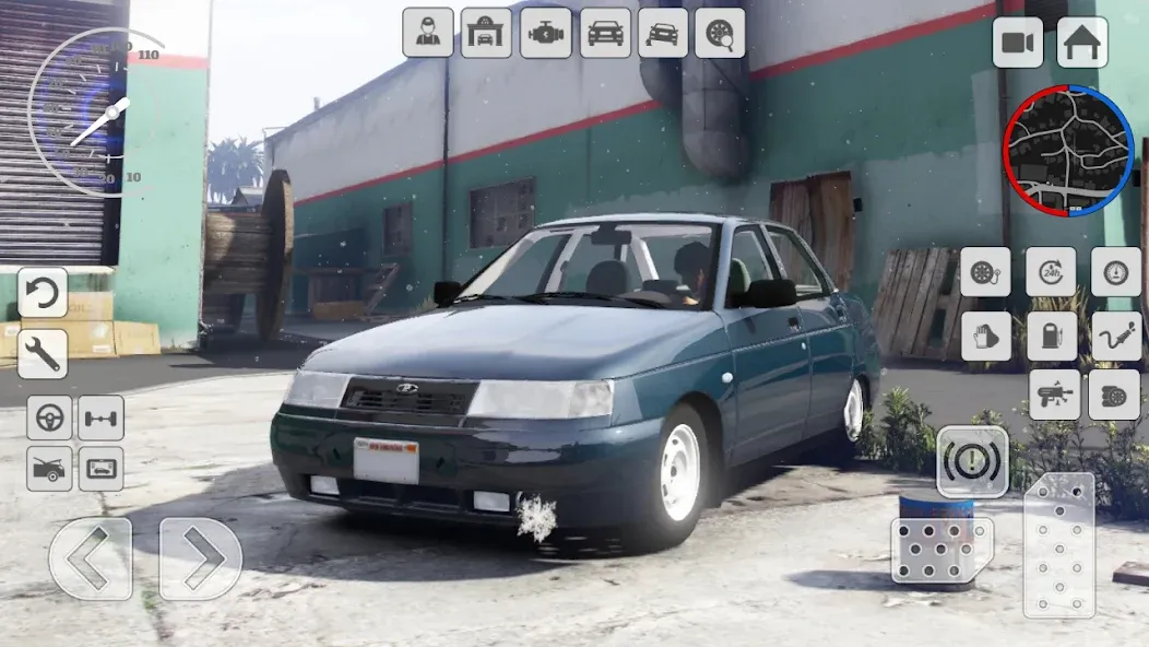 Скачать взлом Drift 2110: Russian Tuning VAZ на Андроид — Безлимитные деньги и тюнинг — скриншот 4