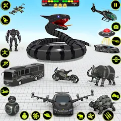 Snake Car Robot Transformation на Андроид — Мод Много денег и все машины открыты