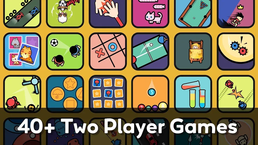 Скачать Two Player Games: 2 Player Joy — Последняя версия (Разблокированы все игры и режимы) — скриншот 1